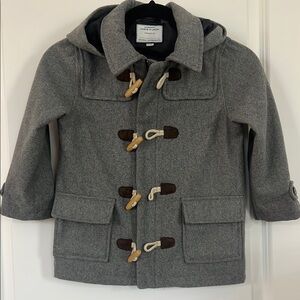 Janie and Jack Gray Peacoat Size 3-4